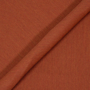 Color: Orange Coral Rust, Material: 100% Sunbrella Acrylic, Mildew Resistant Yes, Recommended Use: Indoor Outdoor Upholstery Cushion Pillow Drapery, Repeat: N/A, Selvedge: Left-Right, Sunbrella Upholstery, Type: canvas-solids, Warranty: 5 Year, Water Repellent: Yes, Width: 54"
