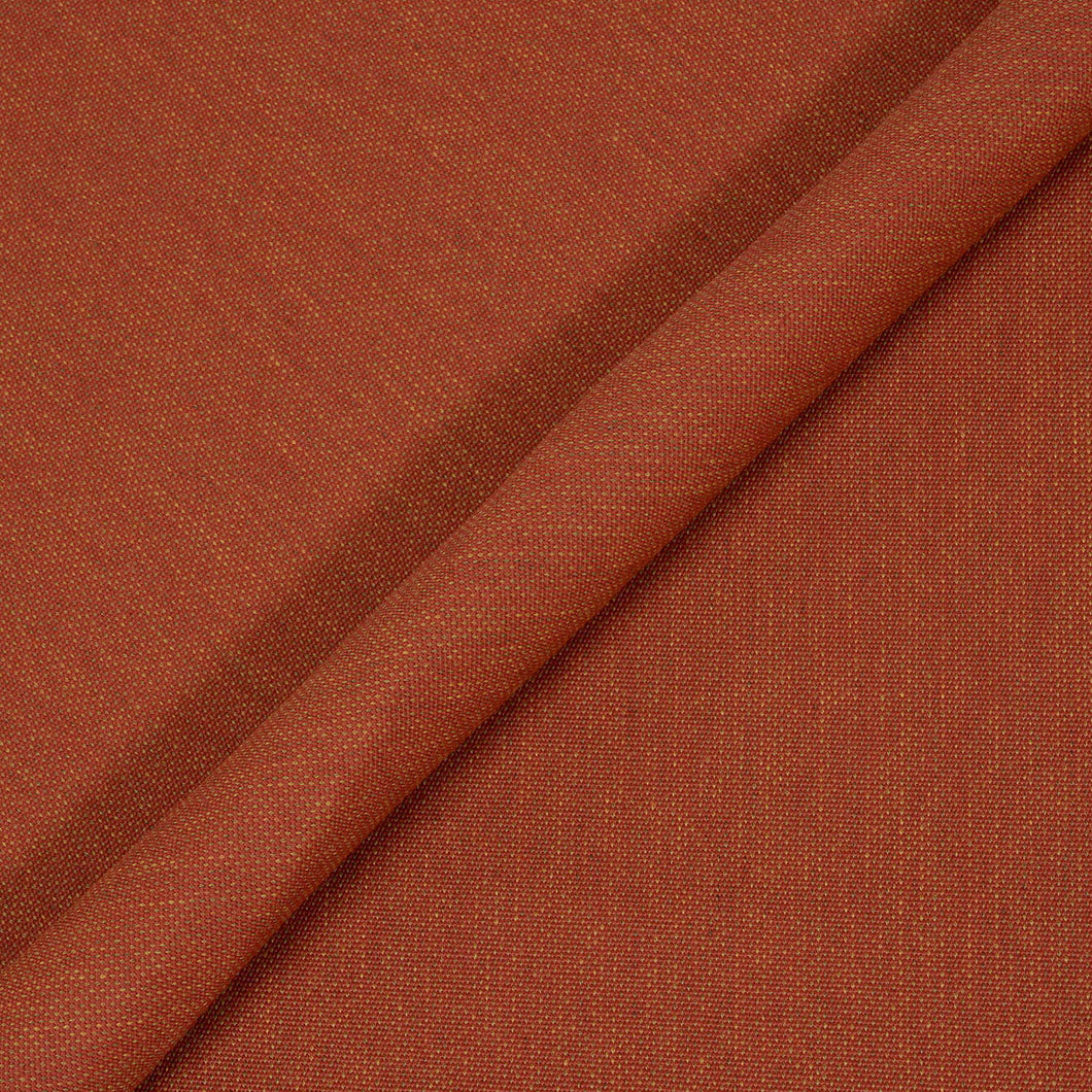 Color: Orange Coral Rust, Material: 100% Sunbrella Acrylic, Mildew Resistant Yes, Recommended Use: Indoor Outdoor Upholstery Cushion Pillow Drapery, Repeat: N/A, Selvedge: Left-Right, Sunbrella Upholstery, Type: canvas-solids, Warranty: 5 Year, Water Repellent: Yes, Width: 54
