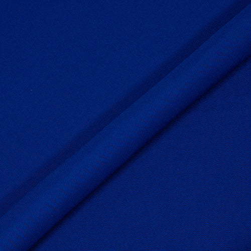 Color: Blue, Material: 100% Sunbrella Acrylic, Mildew Resistant Yes, Recommended Use: Indoor Outdoor Upholstery Cushion Pillow Drapery, Selvedge: Left-Right, Type: canvas-solids, Warranty: 5 Year, Water Repellent: Yes, Width: 54