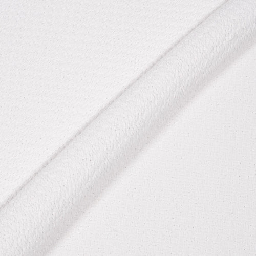Color: White, Luxury Plains, Material: Sunbrella Acrylic and Sunbrella Polyester, Mildew Resistant Yes, Recommended Use: Indoor Outdoor Upholstery Cushion Pillow Drapery, Repeat: N/A, Selvedge: Left-Right, Warranty: 5 Year, Water Repellent: Yes, Width: 54
