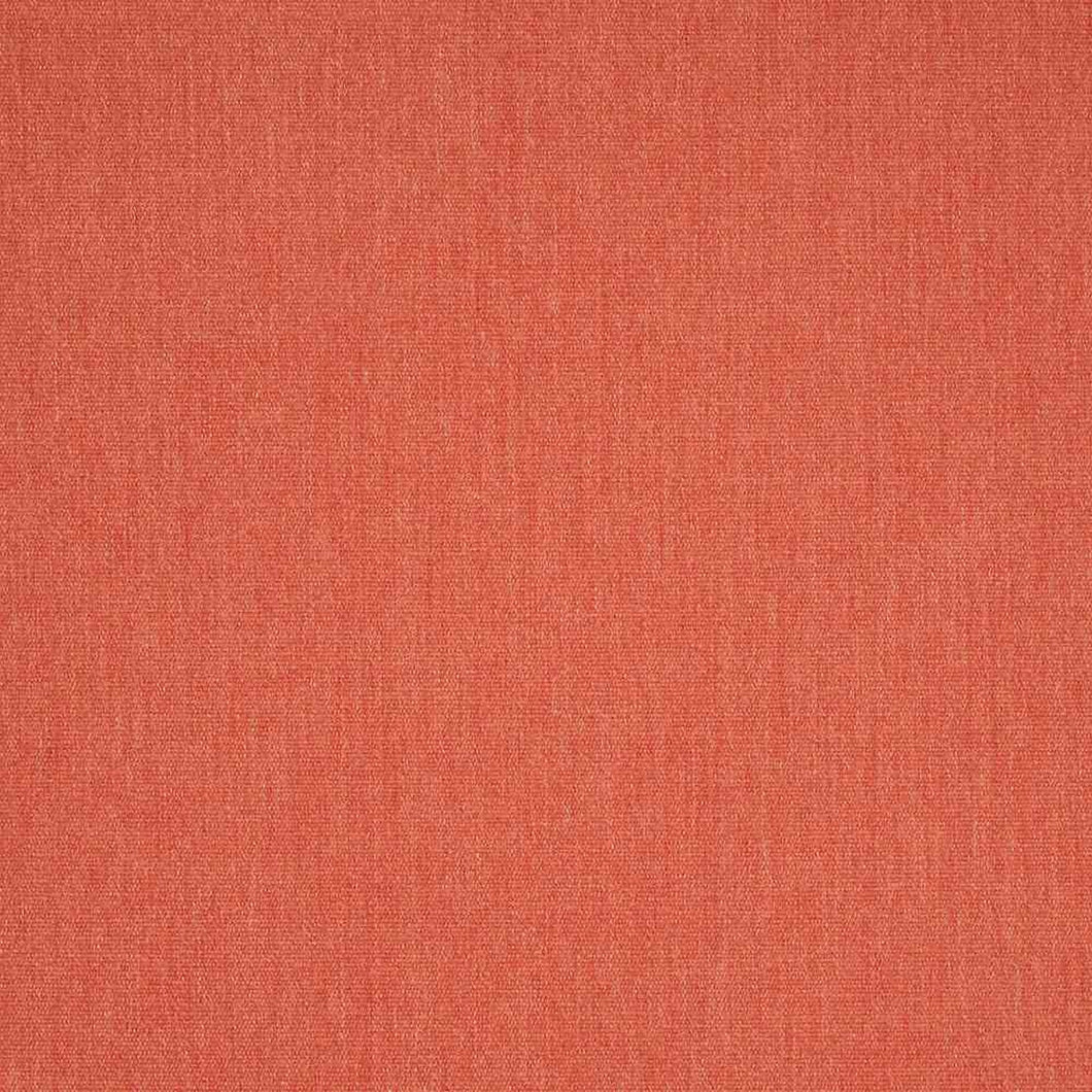 Color: Orange Coral Rust, Material: 100% Sunbrella Acrylic, Mildew Resistant: Yes, Pattern Direction: Left to Right, Recommended Use: Indoor Outdoor Upholstery Cushion Pillow Drapery, Warranty: 5 Year, Water Repellent: Yes, Width: 54